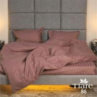 Постельное белье Tiare 86 Сатин Страйп Цветной полуторный Фото