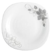 Тарелка Vittora Square Тендітна Лілія десертна 21,5 см Фото