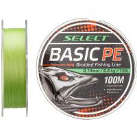 Шнур Select Basic PE 100m Light Green 0.18mm 22lb/9.9kg Фото