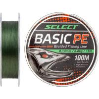 Шнур Select Basic PE 100m Dark Green 0.24mm 40lb/18.2kg Фото