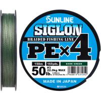 Шнур Sunline Siglon PE н4 150m 3.0/0.296mm 50lb/22.0kg Dark Gre Фото