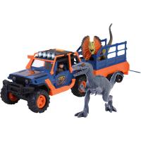 Игровой набор Dickie Toys Наглядач динозаврів з джипом 40 см, 2 динозаврами Фото