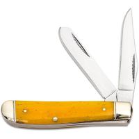 Нож Cold Steel Mini Trapper Yellow Bone Фото