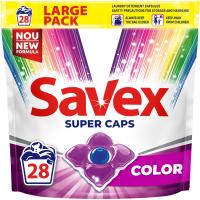 Капсулы для стирки Savex Super Caps Color 28 шт. Фото