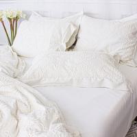 Постельное белье MirSon Pique Cotton Snow mountain евро Фото