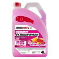 Омыватель автомобильный AUTO DRIVE Summer Screen Wash Bubble Gum 4л Фото