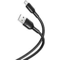 Дата кабель XO USB 2.0 AM to Micro 5P 1.0m NB212 2.1A Black Фото