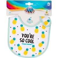 Слюнявчик Canpol babies So Cool хлопковый бирюзовый Фото
