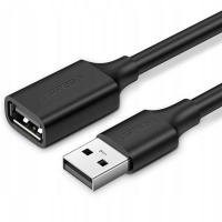 Дата кабель Ugreen USB 2.0 AM/AF 2.0m US103 Black Фото