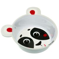 Тарелка детская Canpol babies антиподскользящая с ушками 490 мл Белая Фото