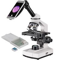 Микроскоп Bresser Erudit Basic Mono 40x-400x з адаптером для смартфо Фото