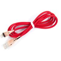 Дата кабель Dengos USB 2.0 AM to Lightning 1.0m red Фото