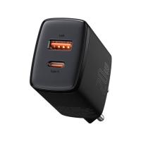 Зарядное устройство Baseus Compact Quick Charger U+C 20W EU Black Фото