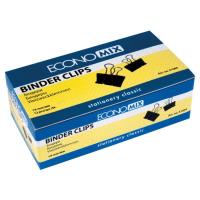 Биндер металлический Economix 19 мм 12 шт Фото