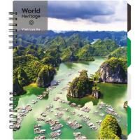 Блокнот Optima World Heritage B5 з розділювачами 120 аркушів, клі Фото