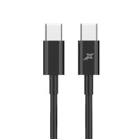Дата кабель Grand-X USB-C to USB-C 1.0m 20W CC-03B Black Фото