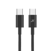 Дата кабель Grand-X USB-C to USB-C 1.0m 20W CC-03B Black Фото