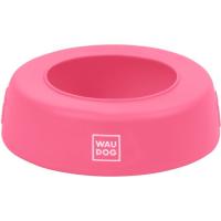 Посуд для собак WAUDOG Silicone Миска-непроливайка 1 л рожева Фото