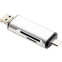 Концентратор XoKo AC-440 Type-C USB 3.0 and MicroUSB/SD Card Reader Фото