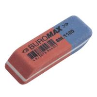 Ластик Buromax двойная с абразивной частью S, 42x14x8 мм синт.кау Фото