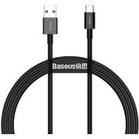 Дата кабель Baseus USB 2.0 AM to Type-C 2.0m 3A Black Фото