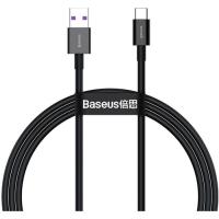 Дата кабель Baseus USB 2.0 AM to USB-C 2.0m 3A Black Фото