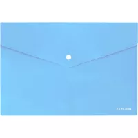 Папка - конверт Economix А4 180 мкм, непрозора, пастельна блакитна Фото
