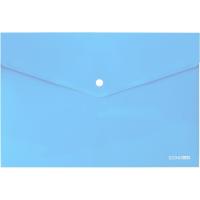 Папка - конверт Economix А4 180 мкм, непрозрачная, пастельная голубая Фото
