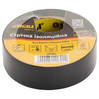 Изоляционная лента Sigma ПВХ чорна 0.13мм*19мм*10м Premium Фото