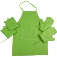 Фартук MirSon Набор 18-0130 Carolina бязь две прихватки + две пе Фото