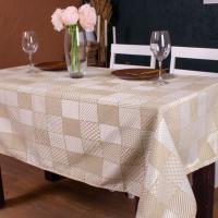 Скатерть MirSon Жаккард №301 Jacquard Olive 140x300 см Фото