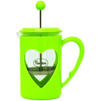 Френч-пресс Con Brio Серце 600 мл Зелений Фото