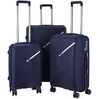 Набор чемоданов 2E Sigma (L+M+S) темно-синій Фото