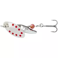 Блешня Savage Gear Sticklebait Spinner 3 9.1g Dirty Silver Red Фото