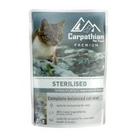 Вологий корм для кішок Carpathian Pet Food Індичка в желе 80 г Фото