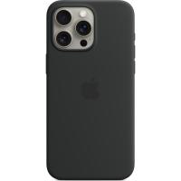 Чохол до мобільного телефона Apple iPhone 15 Pro Max Silicone Case with MagSafe Black Фото