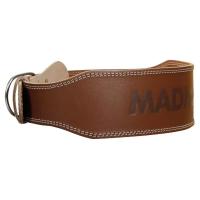 Атлетический пояс MadMax MFB-246 Full leather шкіряний Chocolate Brown S Фото