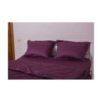 Простынь Billerbeck Neustadt U сатин бордовый 220х240 см Фото