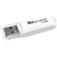 USB флеш накопичувач Mibrand 128GB Marten White USB 3.2 Фото