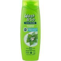 Шампунь Wash&Go З екстрактом кропиви для ламкого волосся 360 мл Фото