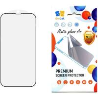 Стекло защитное Drobak Matte Glass A+ Apple iPhone 15 (Black) Фото