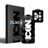 Скло захисне Armorstandart Supreme Plus Black Icon Apple iPhone 15 Pro Фото
