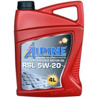 Моторна олива Alpine 5W-20 RSL 4л Фото