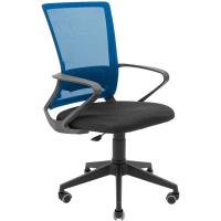 Офисное кресло Richman Робін Пластик Піастра Сітка чорна + синя Фото