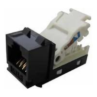 Модуль Keystone Molex RJ45 UTP кат. 6, безінструментальний, black Фото