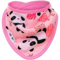 Слюнявчик Akuku бандана Панда розовый Фото