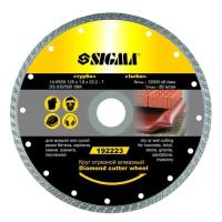 Круг отрезной Sigma алмазный "Турбо" 180x2.2x22.2мм, 8000об/мин Фото
