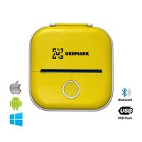 Принтер чеков UKRMARK P02YL Bluetooth, жовтий Фото