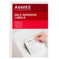 Етикетка самоклеюча Axent 210x148,5 (2 на листі) с/кл (100 листів) Фото
