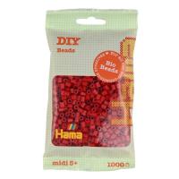 Набор для творчества Hama БИО темно-красные бусины, 1000 шт термомозаика Фото